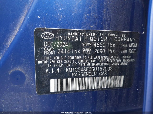 KMTG54SE3SU157003 Genesis t-gdi lamda ii