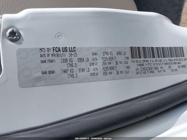 2C4RDGCG8GR176064 Dodge Grand Caravan Sxt