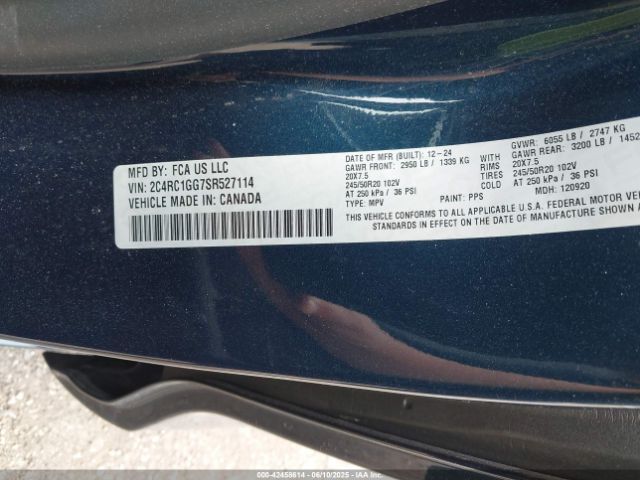 2025 CHRYSLER PACIFICA 2C4RC1GG7SR527114 Photo 8