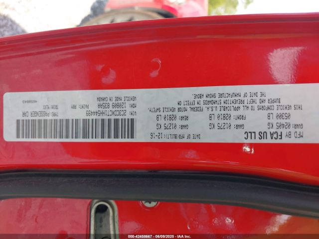 2017 DODGE CHARGER 2C3CDXCT1HH544499 Photo 8
