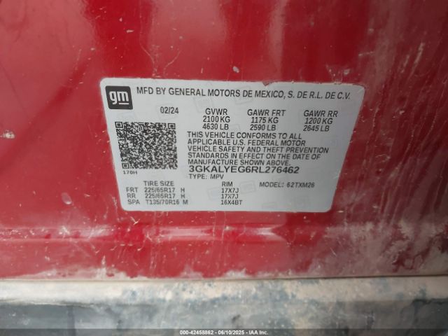 3GKALYEG6RL276462 GMC lsd