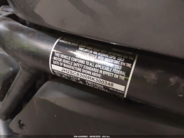 2024 HONDA CMX1100 JH2SC8300RK300348 Photo 9