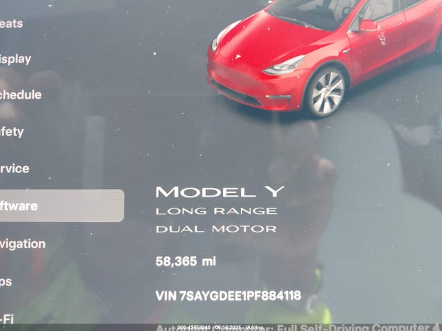 2023 TESLA MODEL Y 7SAYGDEE1PF884118 Photo 6