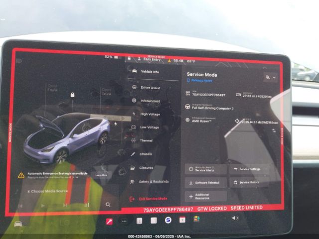 2023 TESLA MODEL Y 7SAYGDEE5PF786497 Photo 6