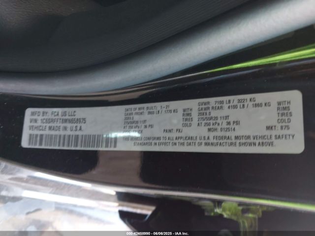 2021 RAM 1500 1C6SRFFT8MN658975 Photo 8