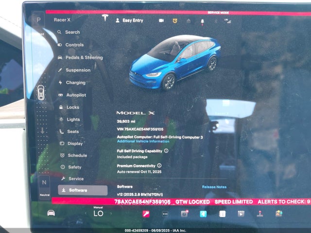 2022 TESLA MODEL X 7SAXCAE54NF359105 Photo 6