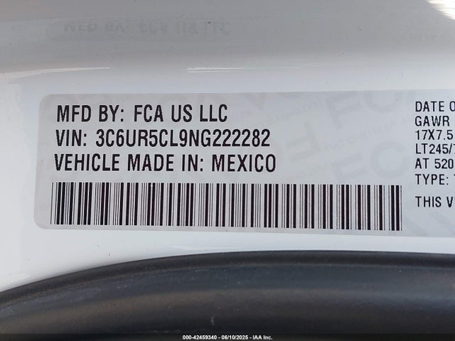 RAM 2022 2022 3C6UR5CL9NG222282 Image 9