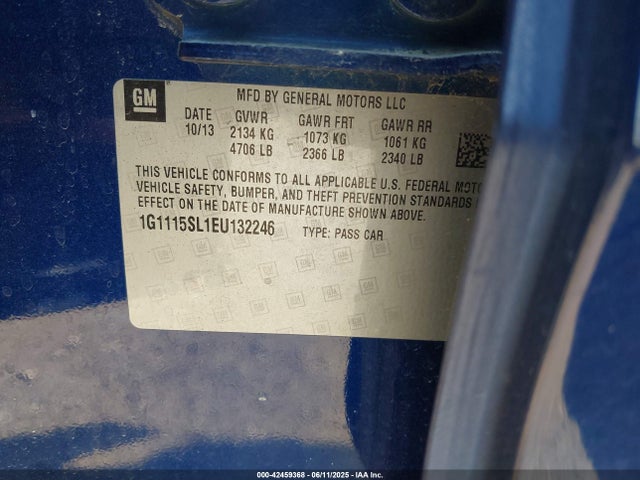1G1115SL1EU132246 Chevrolet lkw
