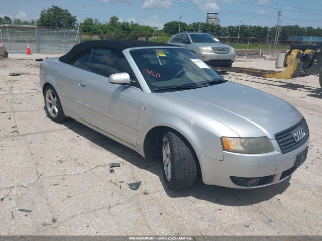 2005 AUDI A4 WAUAC48H05K003373