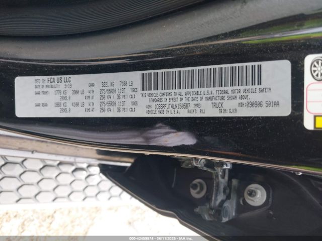 2020 RAM 1500 1C6SRFJT4LN150587 Photo 8