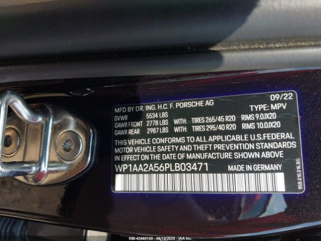 2023 PORSCHE MACAN WP1AA2A56PLB03471 Photo 8