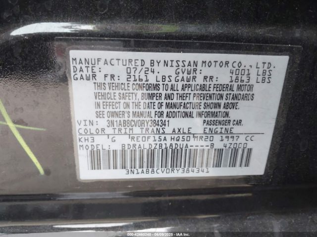 2024 NISSAN SENTRA 3N1AB8CV0RY384341 Photo 8