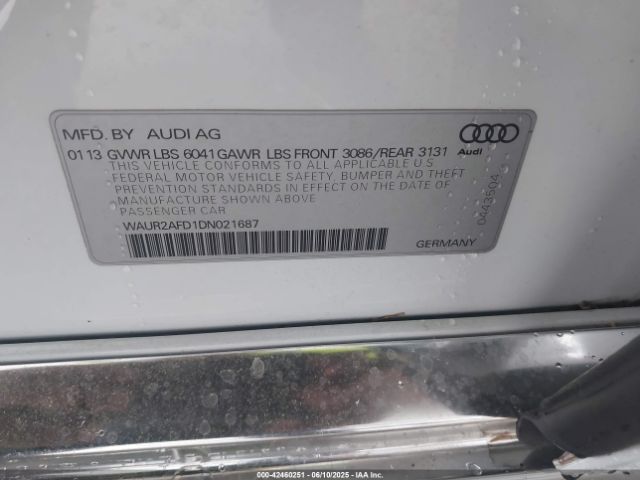2013 AUDI A8 L WAUR2AFD1DN021687 Photo 8