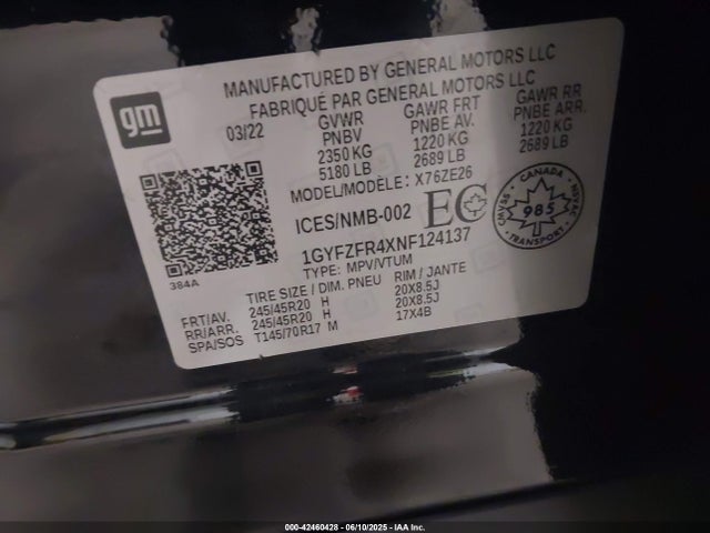 2022 CADILLAC XT4 1GYFZFR4XNF124137 Photo 8