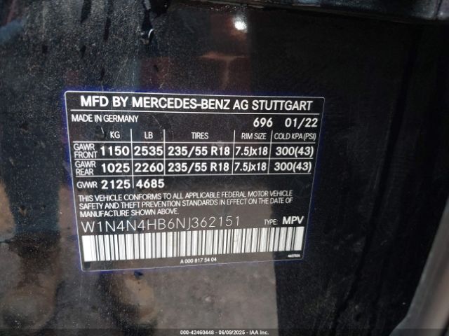 2022 MERCEDES-BENZ GLA 250 W1N4N4HB6NJ362151 Photo 8