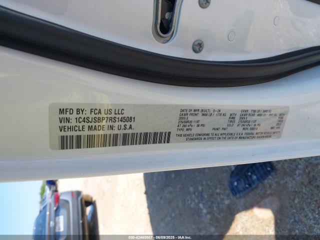 1C4SJSBP7RS145081 Jeep Wagoneer L Series Ii 4x4