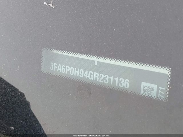3FA6P0H94GR231136 Ford FUSION SE