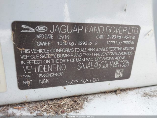 2017 JAGUAR XE SAJAE4BG5HA951325 Photo 8
