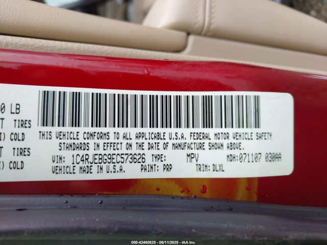 2014 JEEP GRAND CHEROKEE 1C4RJEBG9EC573626 Photo 8
