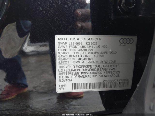2018 AUDI Q7 WA1VAAF73JD013763 Photo 8