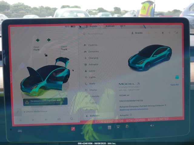 2022 TESLA MODEL 3 5YJ3E1EB1NF176739 Photo 6