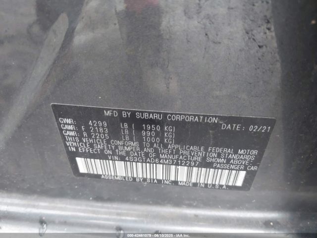 2021 SUBARU IMPREZA 4S3GTAD64M3712297 Photo 8
