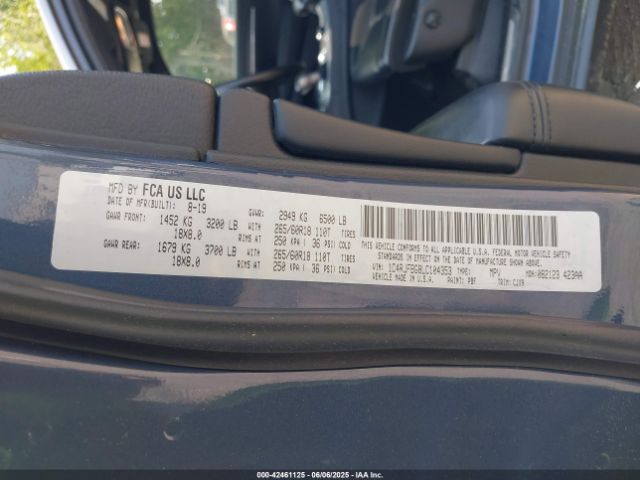 1C4RJFBG8LC104353 Jeep Grand Cherokee Limited 4x4