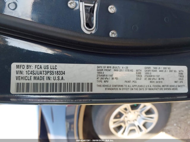 1C4SJUAT3PS518334 Jeep Wagoneer