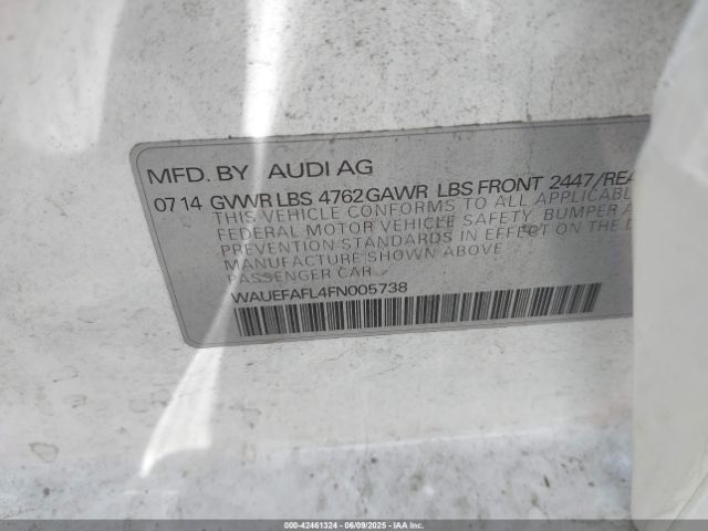 2015 AUDI A4 WAUEFAFL4FN005738 Photo 8