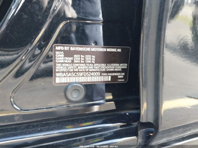 2015 BMW 528I WBA5A5C59FD524009 Photo 8