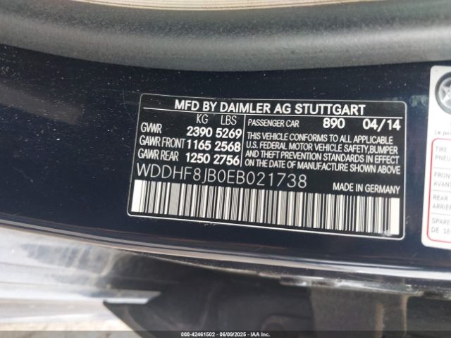 2014 MERCEDES-BENZ E 350 WDDHF8JB0EB021738 Photo 8
