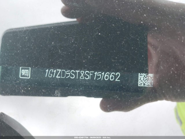 1G1ZD5ST8SF151662 Chevrolet Malibu Fwd 1lt