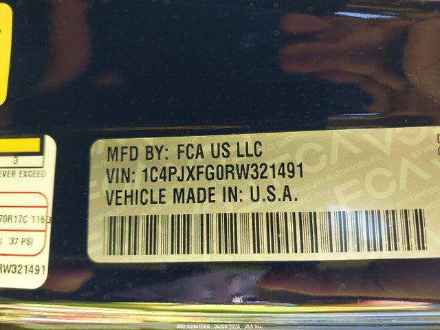 1C4PJXFG0RW321491 Jeep 2024