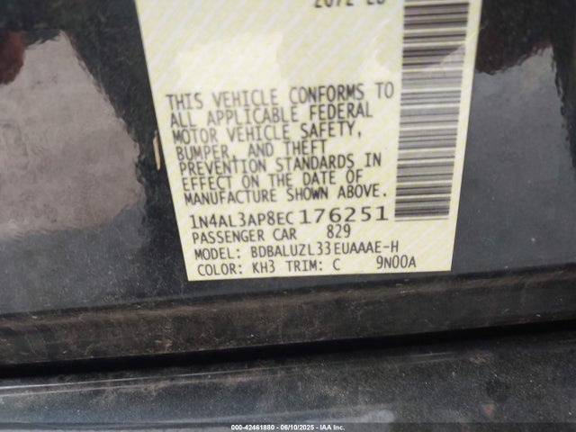 Nissan 2014 2014 1N4AL3AP8EC176251 Image 9