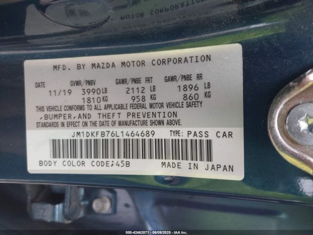 2020 MAZDA CX-3 JM1DKFB76L1464689 Photo 8