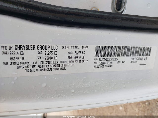 Dodge Charger 2014 2C3CDXBG9EH168134 Image 9