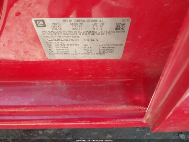 2017 CHEVROLET SILVERADO 1500 1GCVKREC9HZ226391 Photo 8