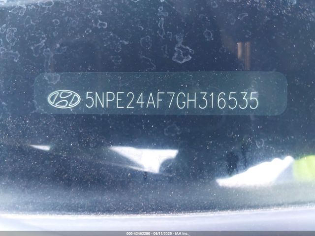5NPE24AF7GH316535 Hyundai dohc gdi theta-ii