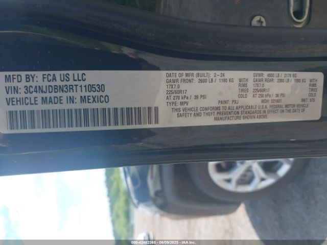 3C4NJDBN3RT110530 Jeep Compass Latitude 4x4