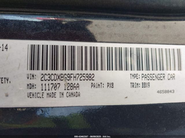 2015 DODGE CHARGER 2C3CDXBG9FH725982 Photo 8