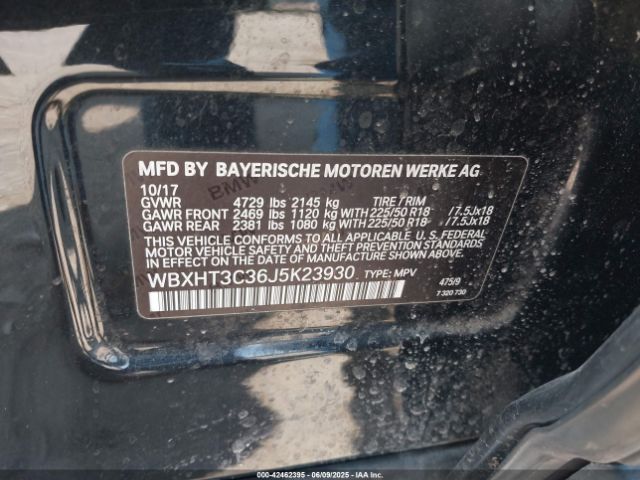 2018 BMW X1 WBXHT3C36J5K23930 Photo 8