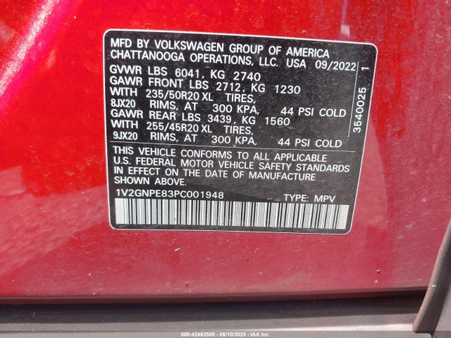 1V2GNPE83PC001948 Volkswagen ID.4