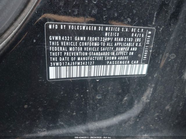 2015 VOLKSWAGEN JETTA 3VWD17AJ9FM342127 Photo 8