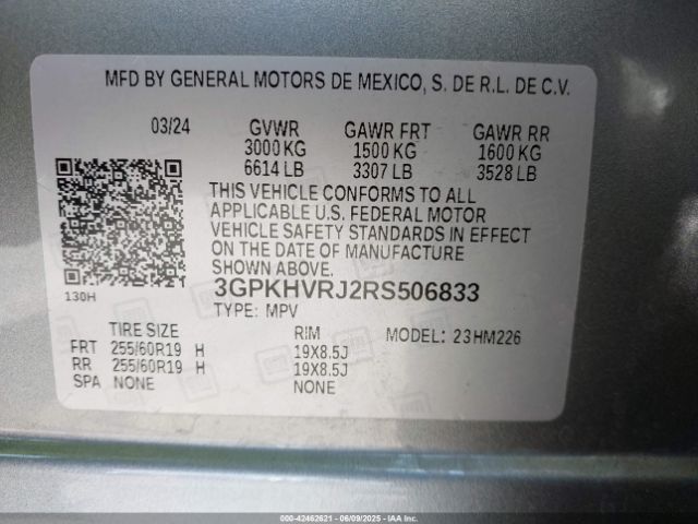 2024 HONDA PROLOGUE 3GPKHVRJ2RS506833 Photo 8