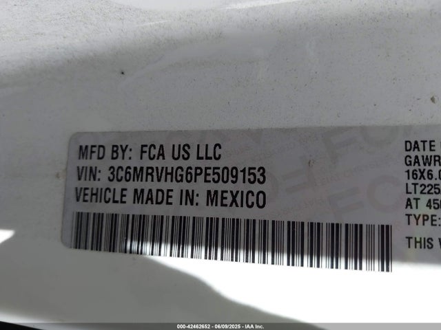 3C6MRVHG6PE509153 RAM Promaster 3500