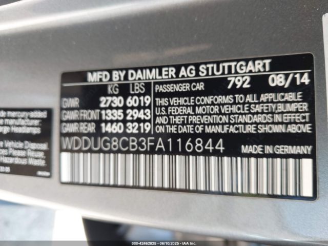 2015 MERCEDES-BENZ S 550 WDDUG8CB3FA116844 Photo 8