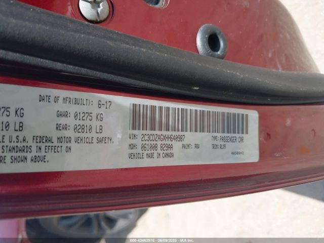 2017 DODGE CHALLENGER 2C3CDZAGXHH640987 Photo 8