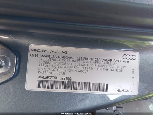 Audi A3 2015 WAUEFGFF5F1022150 Image 9