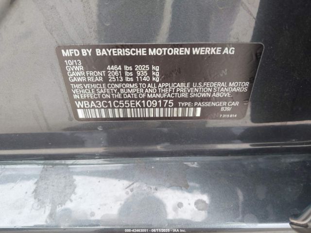 WBA3C1C55EK109175 BMW 328I