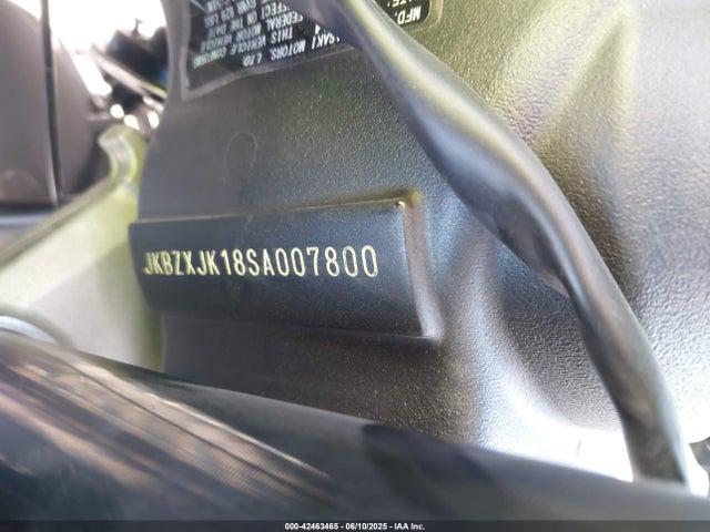 JKBZXJK18SA007800 Kawasaki Ninja Zx-6r
